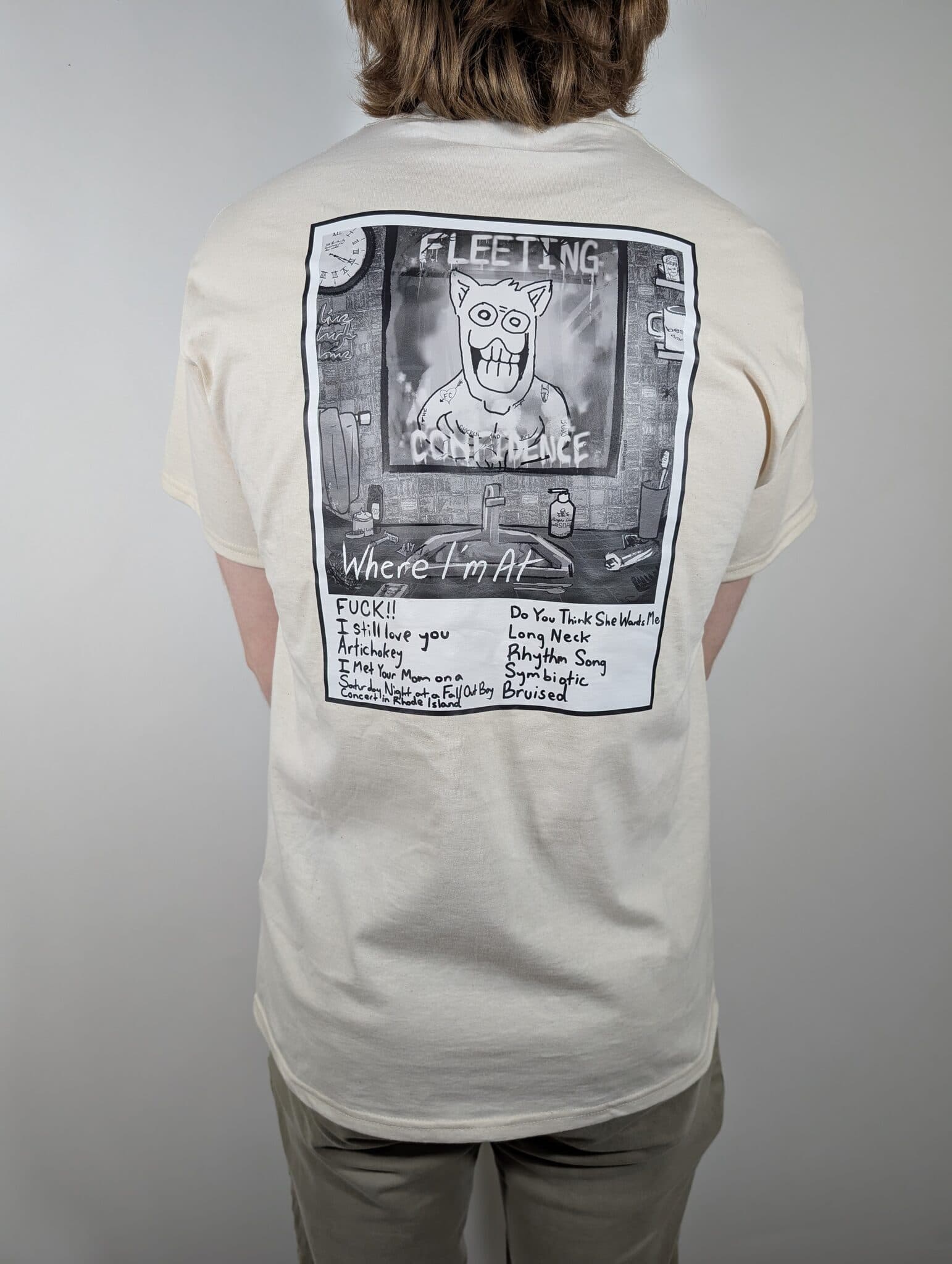 White Monster Pocket Tee 3